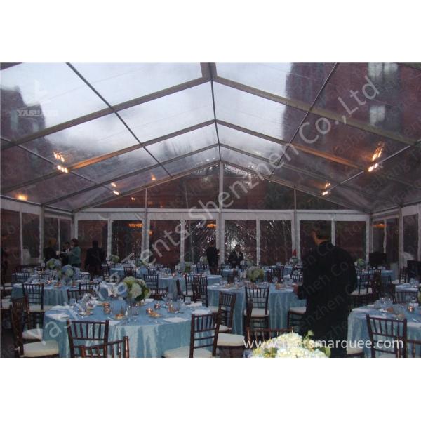 Transparent PVC Fabric Cover Luxury Wedding Tents for Parties With Aluminum Alloy Frame