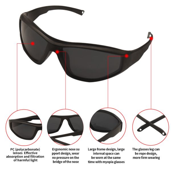 CE Ansi Z87 Eye Protection Gray Goggles Personal Equipment Stylish Anti Fog Safety Working Eyewear Fashion Protective Glasses