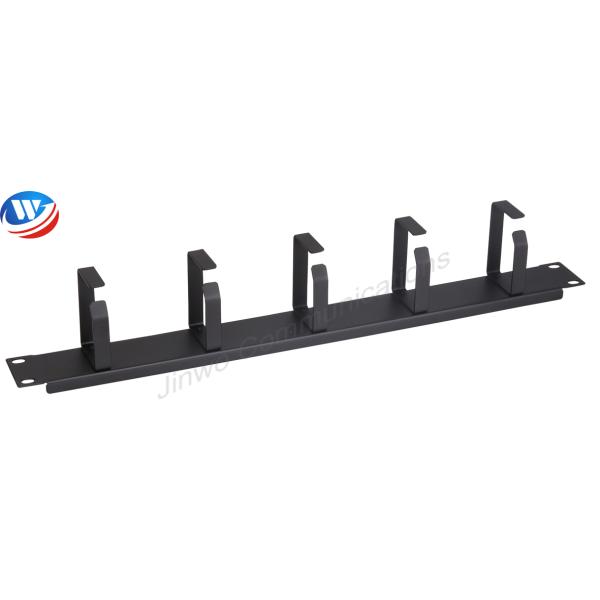 Dustproof Horizontal Cable Organizer 1U 19 Inch Cold Rolled Steel