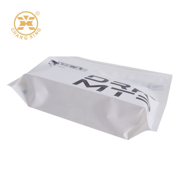 Custom BOPP Resealable Clothing Zipper Packaging Bag Zip Lock Bags Pouches With Logo For Apparel