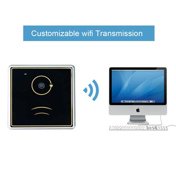 Wall mounted QR Barcode Scanner Mi fare Card Reader RS232 wiegand26/34 for Turnstile or Elevator