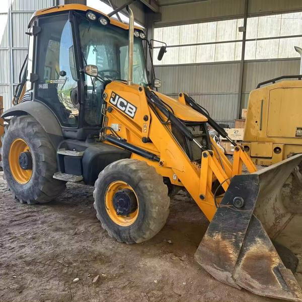 Japan Original Paint JCB 3CX Backhoe Loader with CAT Engine in Excellent Condition