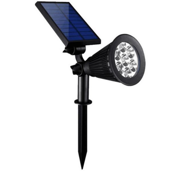 Mini Led Spotlight RGB 7 Color Solar Spotlight Outdoor Colored Spotlights