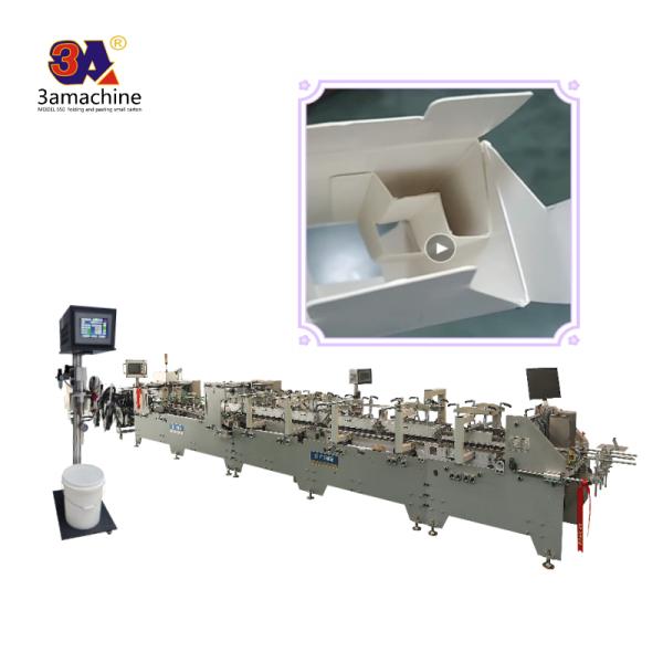 380V Voltage Textiles Folder Gluing Machine for Professional Presentation Folders