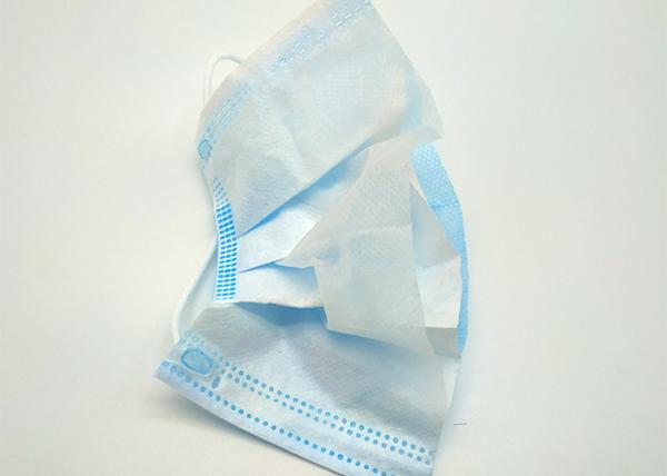 Anti - Vehicle Exhaust 25g Disposable Medical Masks With Safety Ring Ear Hook