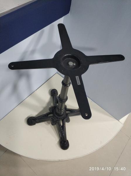 Cast Iron Vintage Restaurant Table Bases Height 28'' Black Metal Table Base Powder Coated