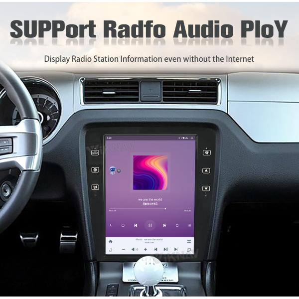 Android 13 Автомобильное радио GPS навигация для Ford Mustang Мультимедийный проигрыватель 09-13