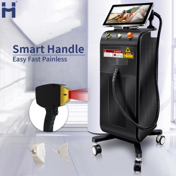 755 808 1064nm Laser Ice Titanium Diode Laser Hair Removal Machine for All Skin Types