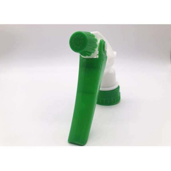 Plastic Pp Material Trigger Pump Sprayer 28 / 400 28 / 410 Green Color