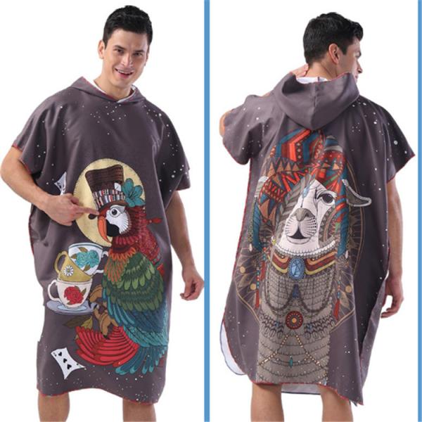 Quick Dry 60 Inch Beach Microfiber Towel , Microfiber Changing Robe