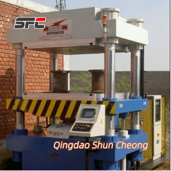 Customizable Pressure Multi-Zone Temperature Control PLC Rubber Vulcanizing Press Machine for Solid Tires
