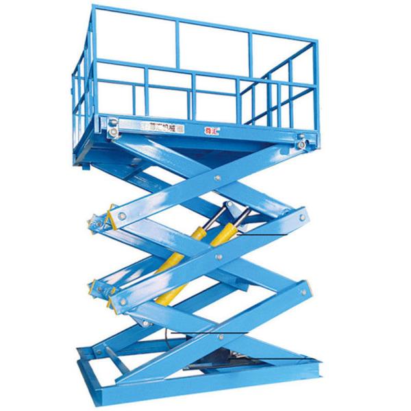 Hyd Stationary Scissor Lift Platform 1000KG Hydraulic Double Scissor Lift Table