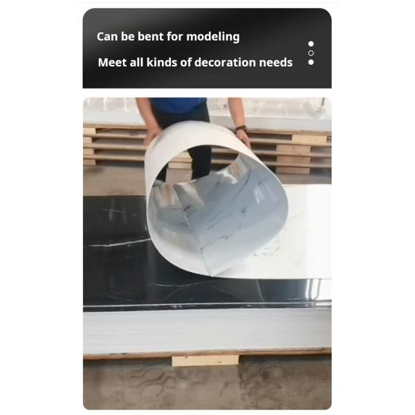 Высокая плотность ПВХ пенообразования 1220*2440 Мраморный ПВХ лист УФ Водостойкая УФ-карта