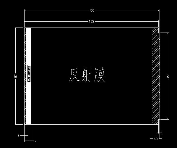 800cd/M2 LCD Display LED Backlight