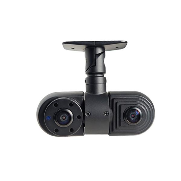 Автобус Двойной широкоугольный объектив 2CH 1080P HD внутри передней автомобильной камеры с датчиком CMOS / CCD