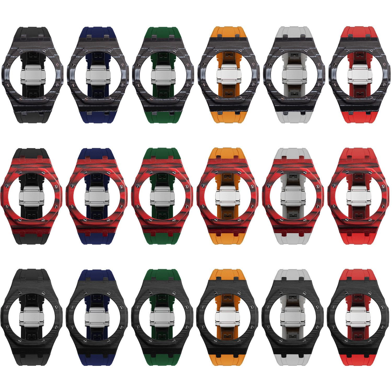 Углеродное волокно G Shock Ga 2100 Custom Case Luxury Fashion Customized