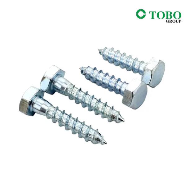 六角形のラグ スクリューのステンレス鋼の304/316個の六角頭木製ねじDIN571をラグ スクリュー