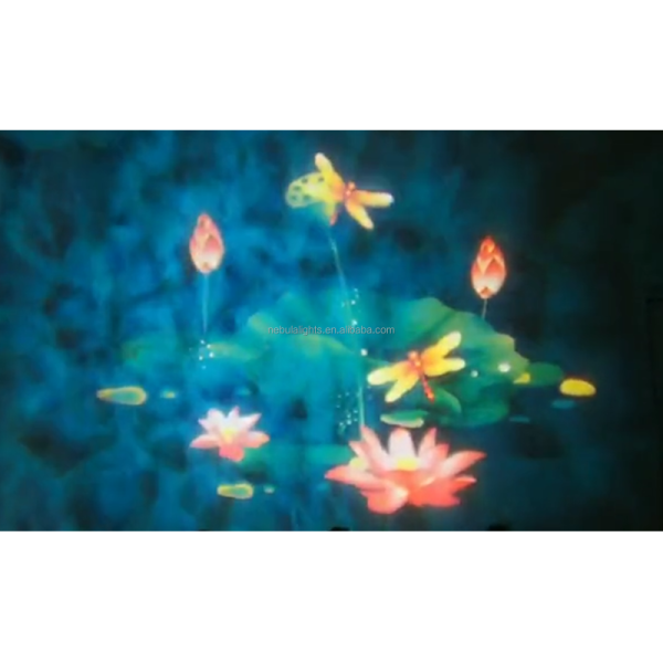 Advertising Outdoor 600w 1000 Watt LED Logo Gobo Ocean Water Wave Projection Light Gobo Projector