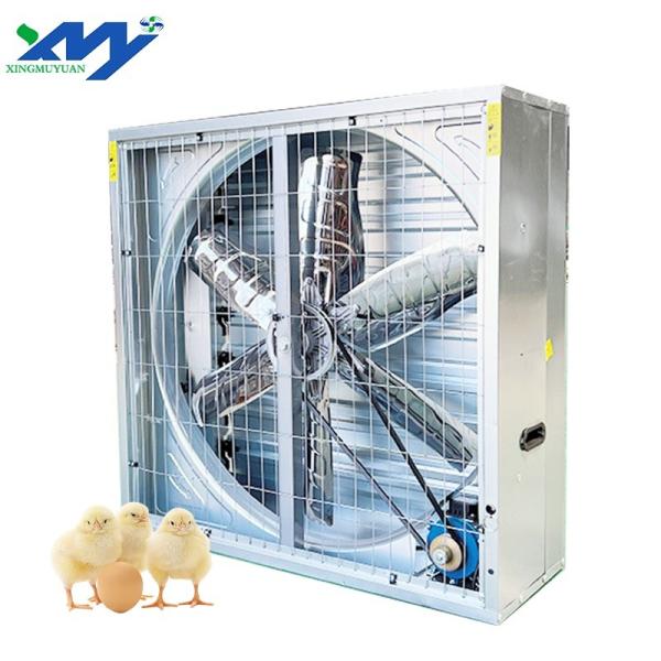 High Quality 50-Inch Heavy Hammer Exhaust Fan with 3000m3 Air Volume Electric Green for Pork Farm Chicken Coop Greenhouse