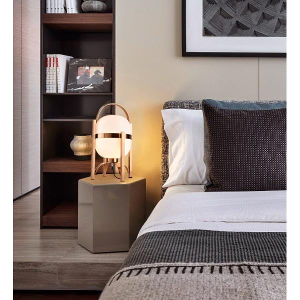 настольная лампа ухода за больным чтения E17 современного стеклянного утюга 33*55cm материальная