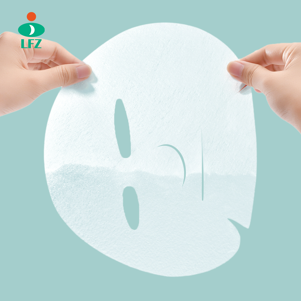 Lyocell DIY White Color Organic Dry Facial Mask Sheet Material Made of Lyocell Fiber for Skin Care and Whitening