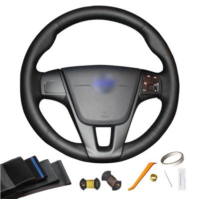 High Quality and Fashion Hand Sewing Steering Wheel Cover for Volvo S60 for volvo xc60