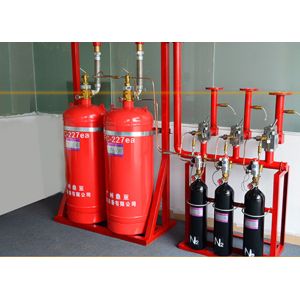 Odorless 2kg Fire Extinguisher Pipe System
