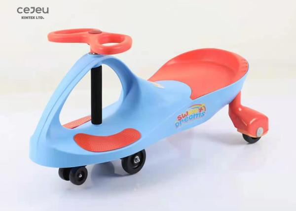 Pink 3 Year Olds Ride On Wiggle Car 82*52*40CM Steering Universal