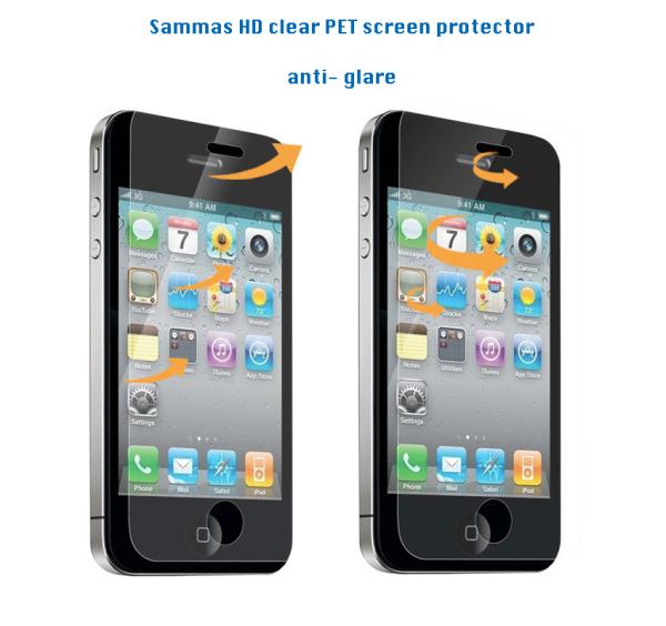 HD clear PET Screen Protector for iPhone , 100% Bubble-free,Anti-oil, high transparency