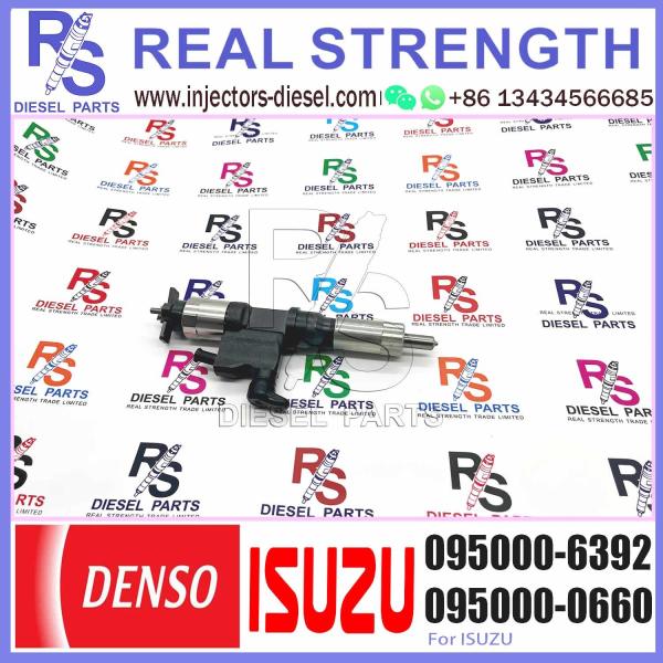 New design 095000-6392 For Isuzu 8-97609789-2 Diesel Common Rail Fuel Injector 095000-6372 with great price