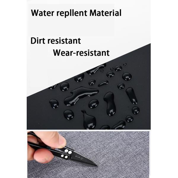 Black 17 Inch Business Laptop Backpack  Waterproof Computer Bag With USB