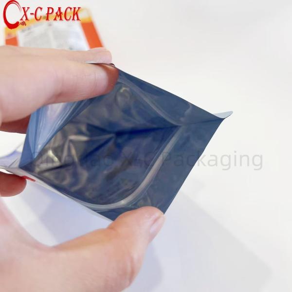 China Printing Easy Open Zip Lock Bags for Dog Food Packaging 70g Stand up Bag Laminated Plastic Packing Bag