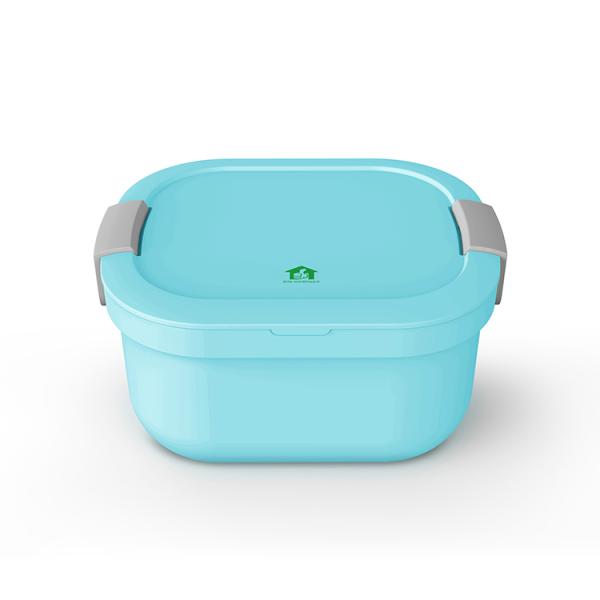 Large Capacity Take Away BPA Free Eco Friendly Food Container with Lid Fork and Knife