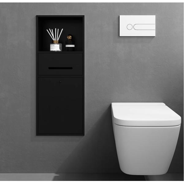 Modern Metal Shower Niche Wall Mounted Stainless Shower Niche