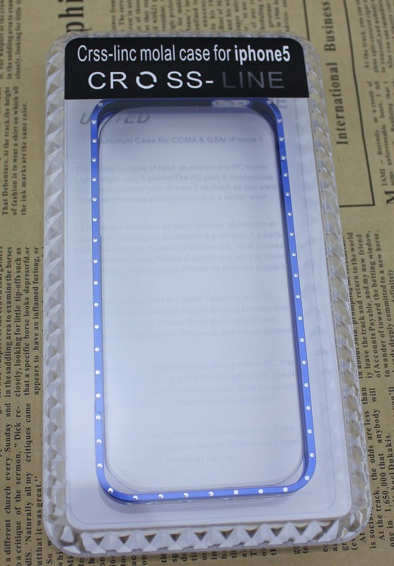 Elegant Blade Aluminum Bumper Case , Ultralight Hard Shell Case