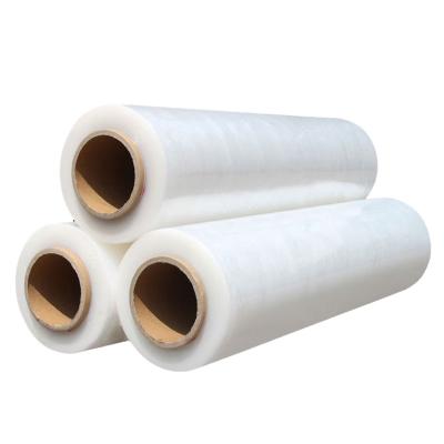 High Elastic Logo Printing Stretch Wrap Roll 280mm Plastic Stretch Film Wrap Cargo Transportation