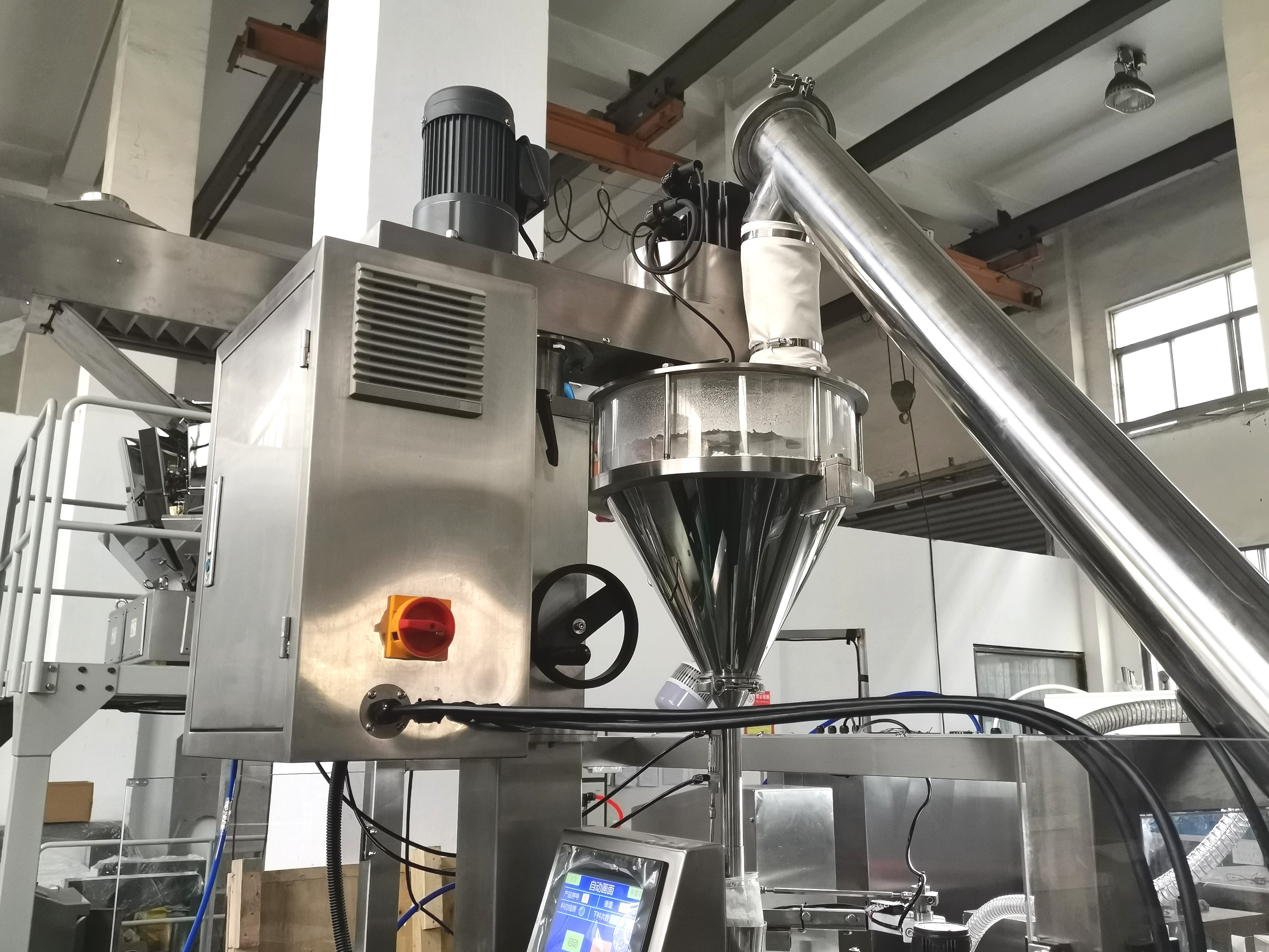 Стойте вверх машина упаковки 100g порошка чилей мешка красная 500g автоматическая