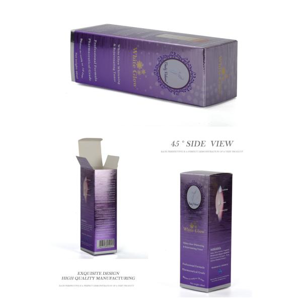 Flat Pack Cosmetic Packaging Box , Beauty Makeup Packaging Boxes Custom Logo