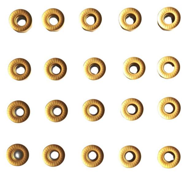 Yellow Round Carbide Inserts Milling Cutting Insert RCGT10T3MO-LH