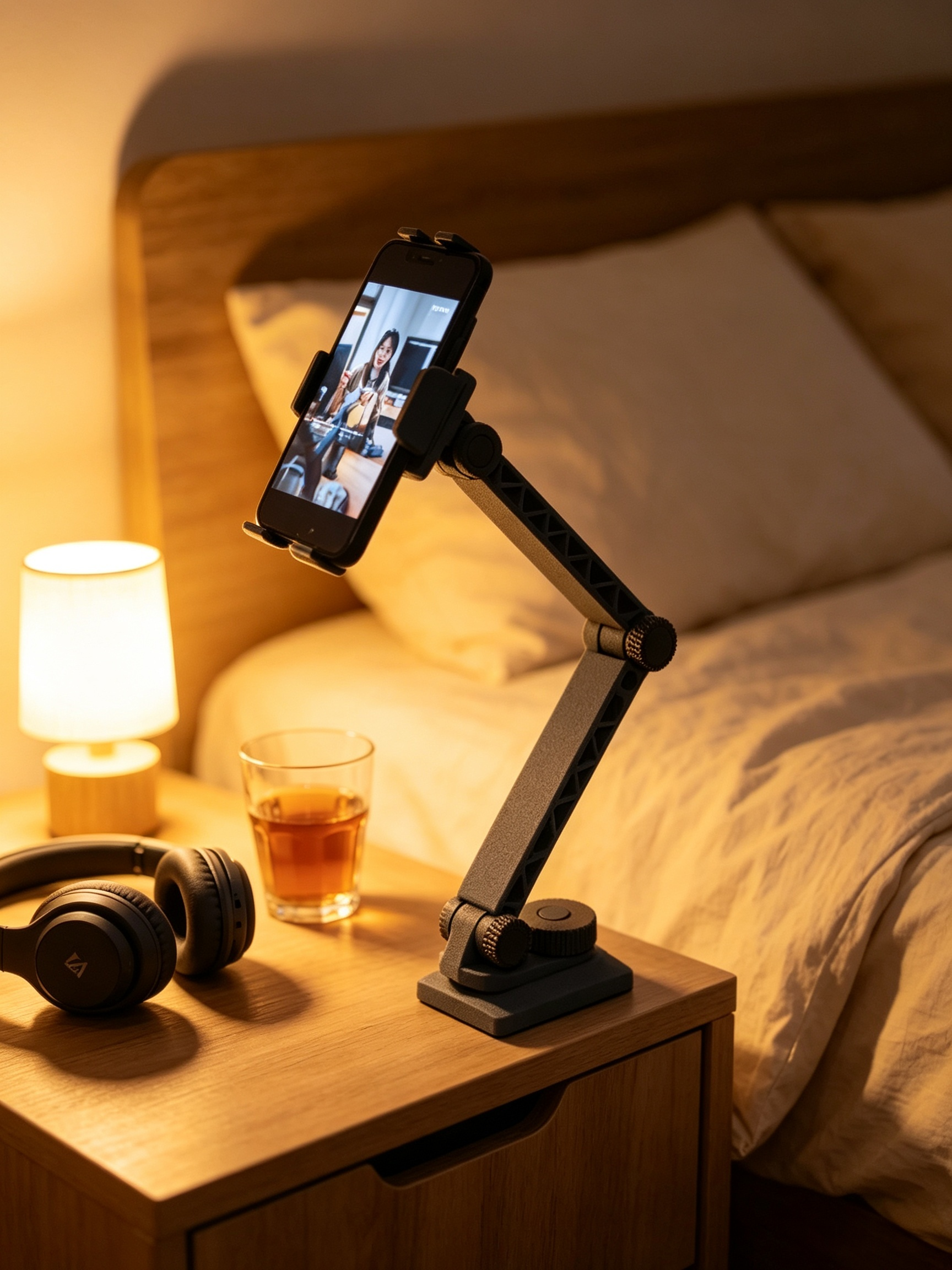 Smartphone  IPad 3d Print Useful Items Flexible Foldable Edge Desk Clamp Holder