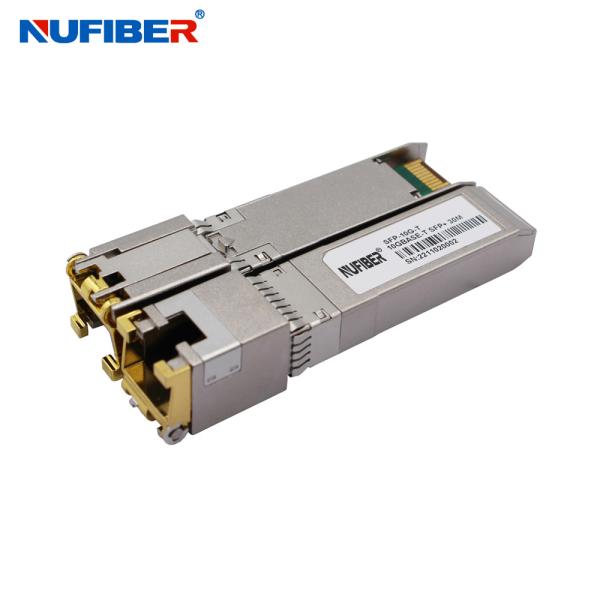 10G SFP Copper Module 10G-T RJ45 SFP Module 30m Cat6 Cable for Cisco/Huawei Switch