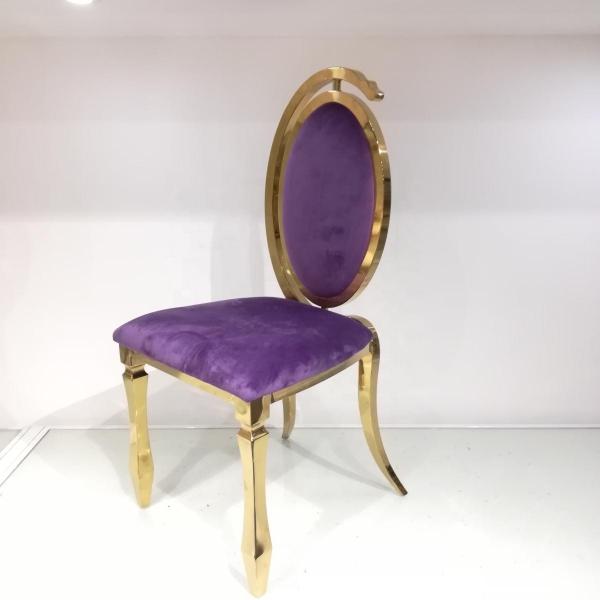 Modern High End Stainless Steel Leg Wedding Event Chairs