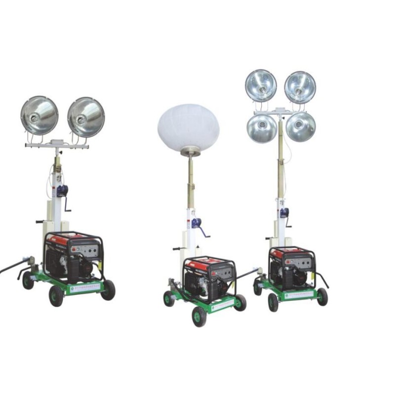 5 Kw / Kva Industrial Light Tower Mobile Led 50Hz 60Hz With Metal Halide Lamp