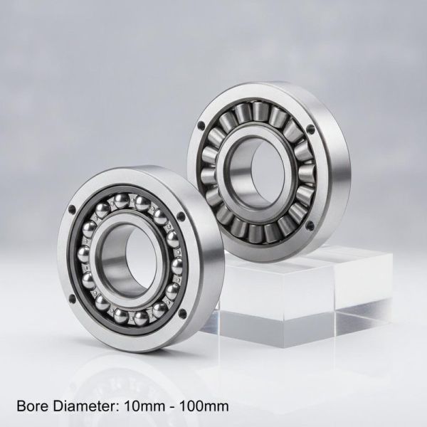 Flanged Mounting Type Flange Bearing Featuring Ball Bearing and Roller Bearing Options Bore Diameter Ranges from 10mm to 100mm