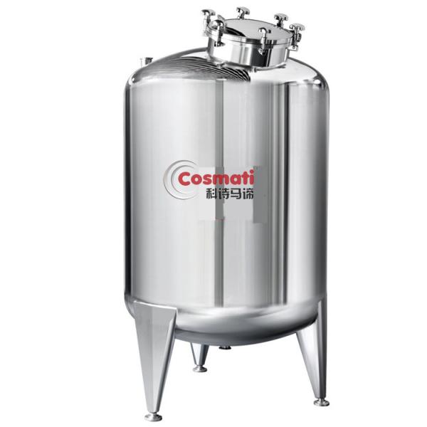 Perfume Lotion Stainless Steel Cosmetic Mixing Storage Tank Pneumatic Agitator