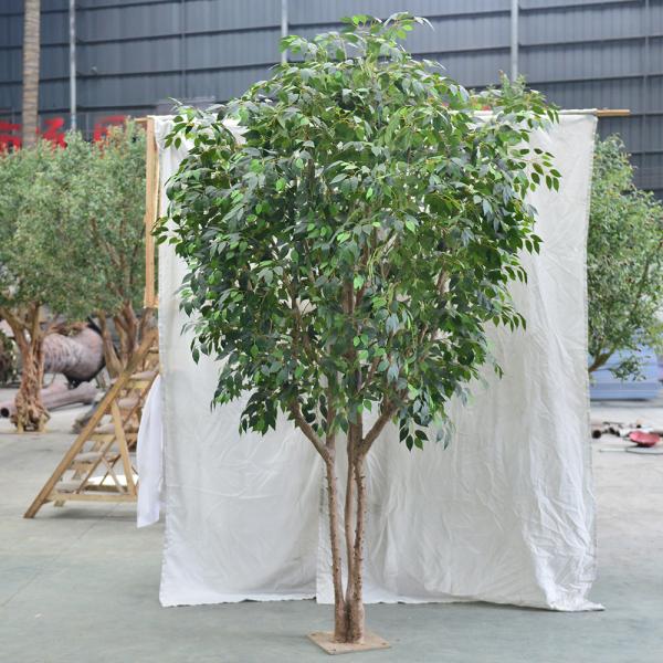 8.2ft 250cm Silk 8 Ft Artificial Ficus Tree ​Faux Plant For Outdoor  Wedding Parties Decoration
