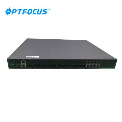 O dispositivo GPON OLT ONU 8 de Ftth move a distância do divisor 20KM de 10g SFP Ftth Gpon Olt