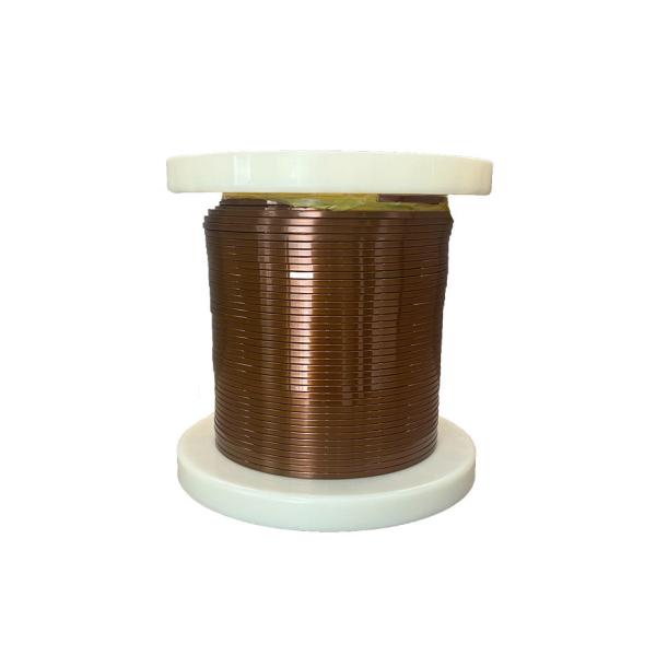 Natural Color Drive Motor 240C Temperature Index Enamelled Rectangular Copper Winding Wire HEVW-240 with Good Heat Resistance