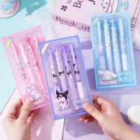 Sanrio Originale 0.5mm ST Tête douce enveloppe Kuromi Cinnamoroll Mon stylo à gel de mélodie