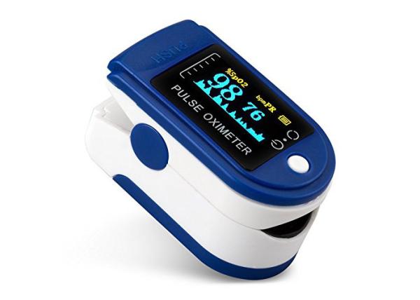 Digital Finger Oximeter OLED Pulse Display , Finger O2 Saturation Monitor